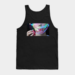 Bubbles Mask Face Cover Colorful pattern 2020 Tank Top